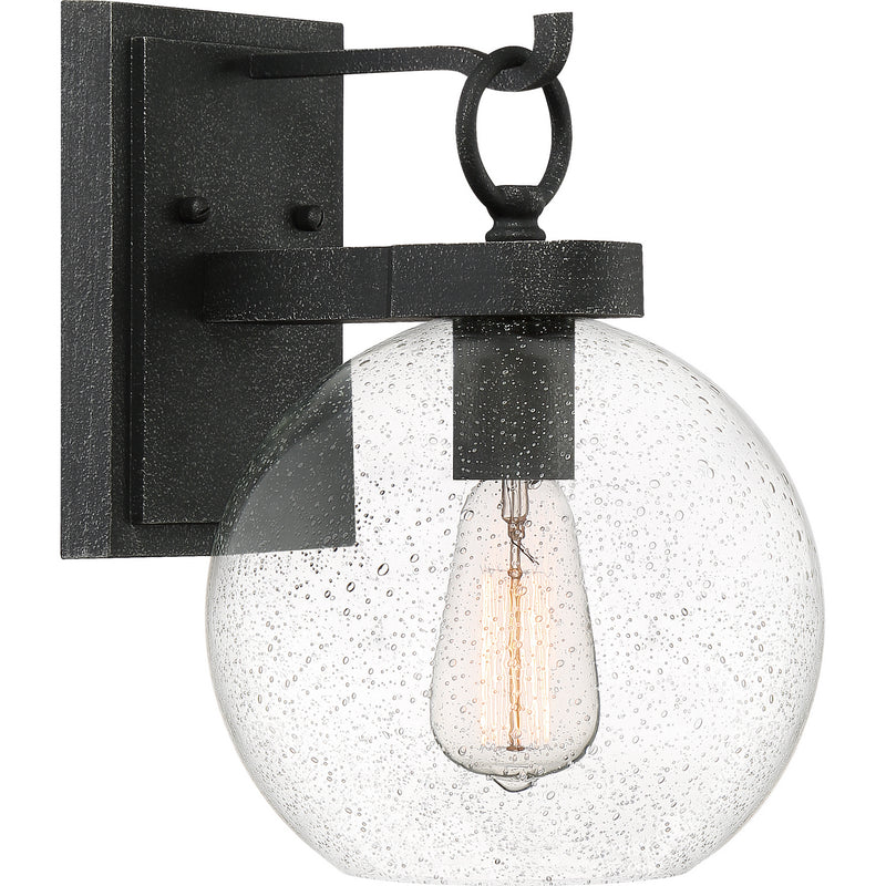 Quoizel BAE8409GK One Light Outdoor Lantern, Grey Ash Finish - LightingWellCo