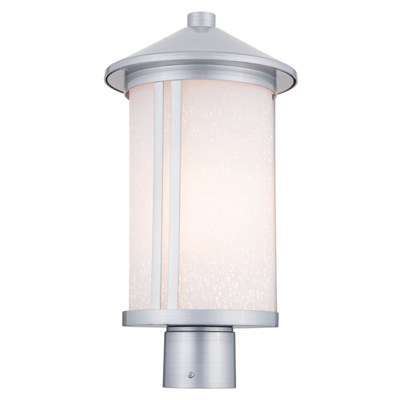 Kichler 59101BA One Light Outdoor Post Lantern, Brushed Aluminum Finish-LightingWellCo