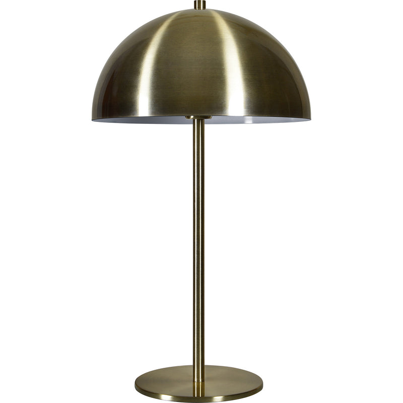 Renwil LPT1179 One Light Table Lamp, Plated Antique Brushed Brass(White Inner Shade) Finish-LightingWellCo