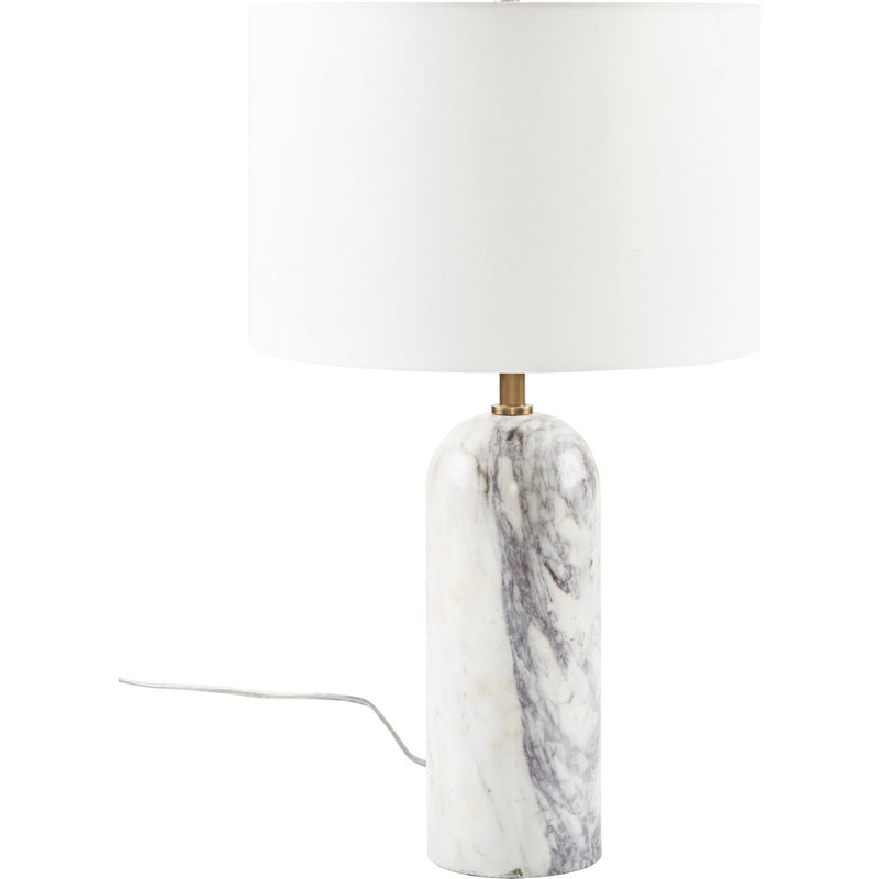 Renwil LPT1181 One Light Table Lamp, Natural White Finish-LightingWellCo