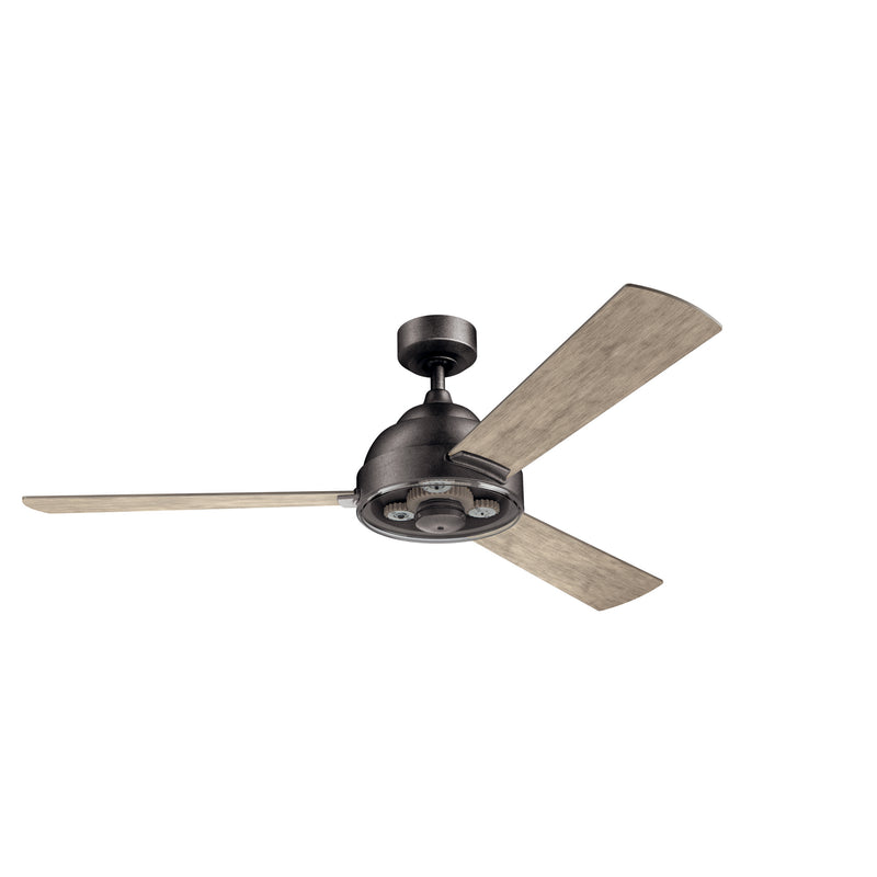 Kichler 300253AVI 60``Ceiling Fan, Anvil Iron Finish - LightingWellCo