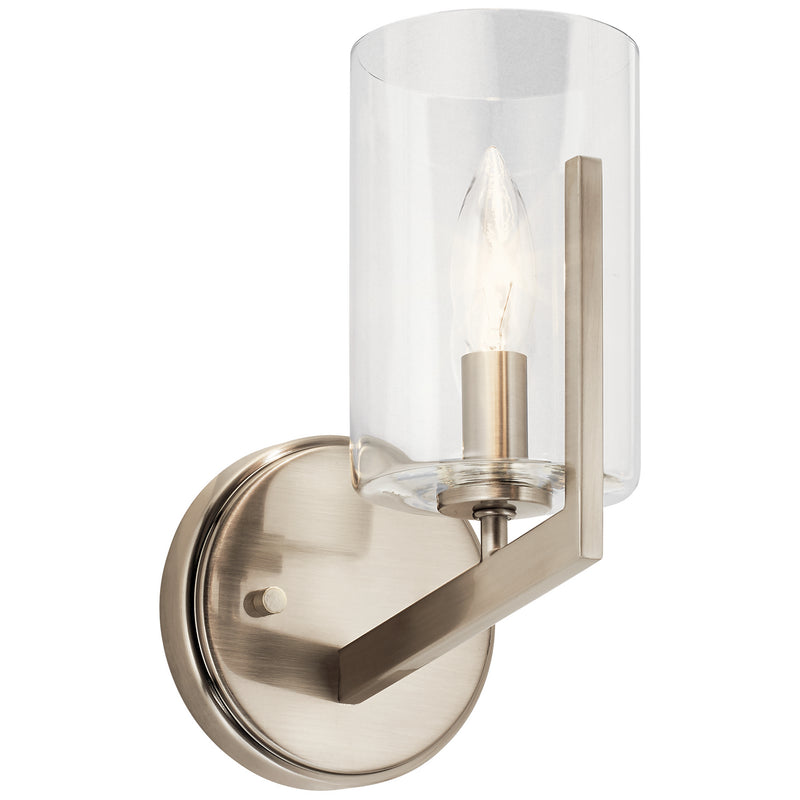 Kichler 52316CLP One Light Wall Sconce, Classic Pewter Finish - LightingWellCo