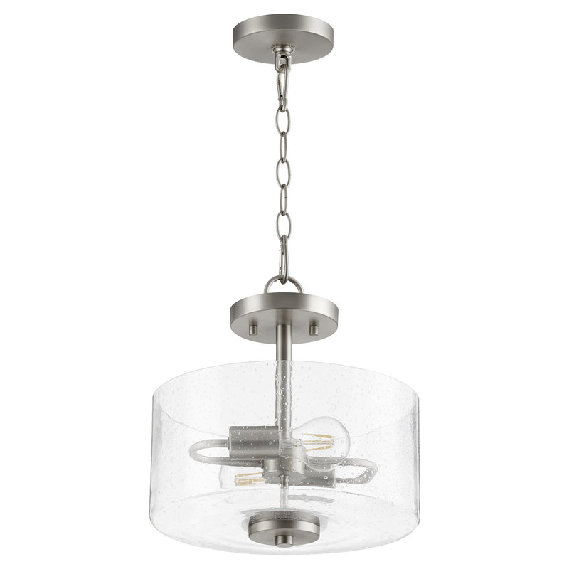 Quorum 2202-12-65 Two Light Dual Mount, Satin Nickel Finish - LightingWellCo
