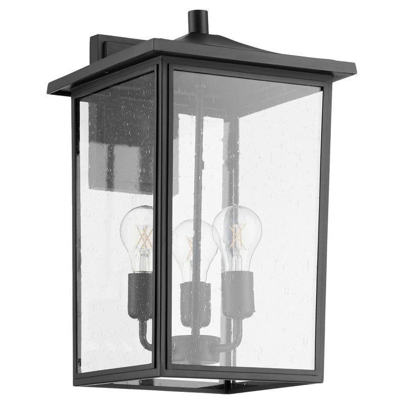 Quorum 722-11-69 Three Light Wall Mount, Black Finish - LightingWellCo