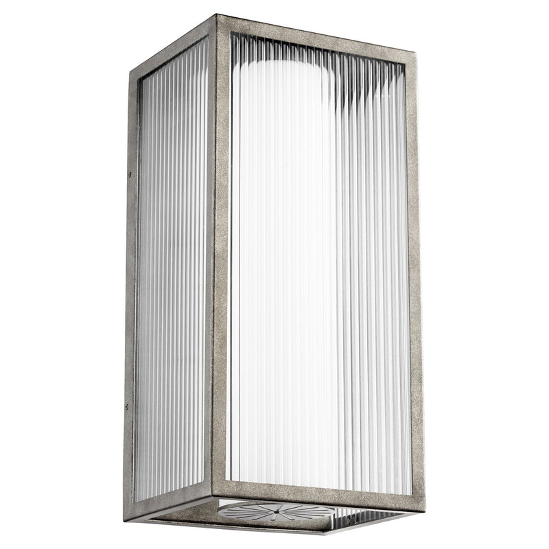 Quorum 9717-11-37 LED Wall Mount, Weathered Zinc Finish - LightingWellCo