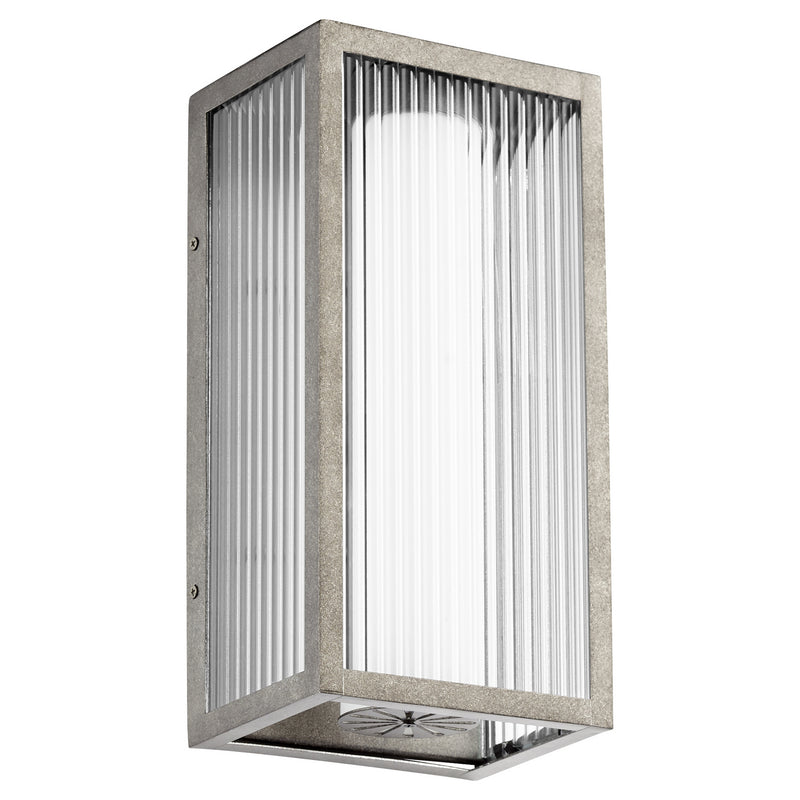 Quorum 9717-7-37 LED Wall Mount, Weathered Zinc Finish - LightingWellCo