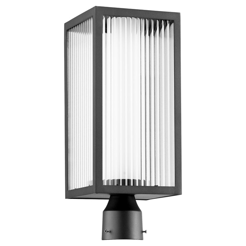 Quorum 9719-7-69 LED Post Mount, Black Finish - LightingWellCo