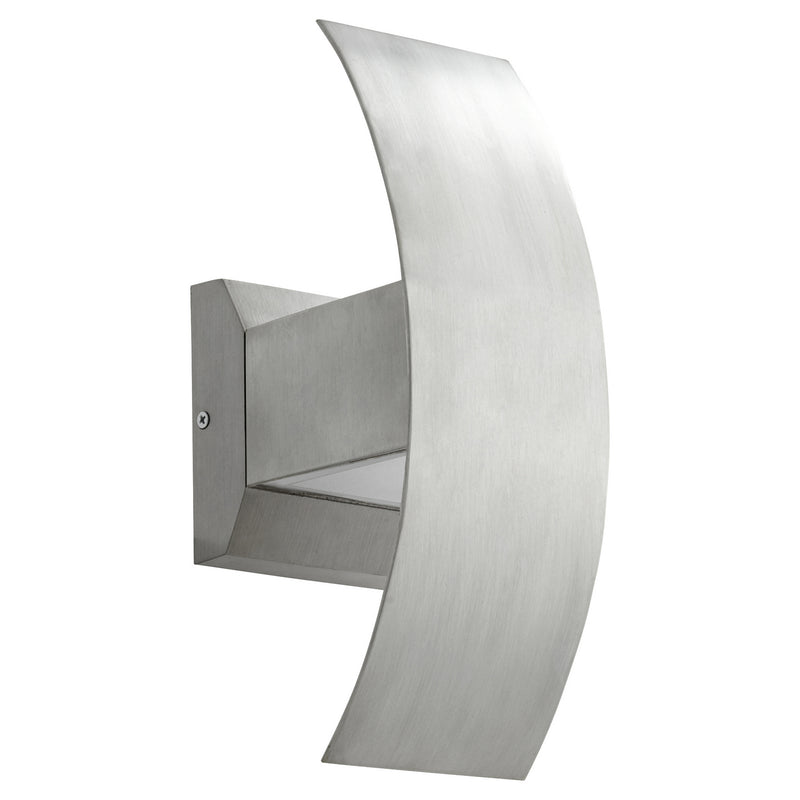 Quorum 9720-16 LED Wall Sconce, Brushed Aluminum Finish - LightingWellCo