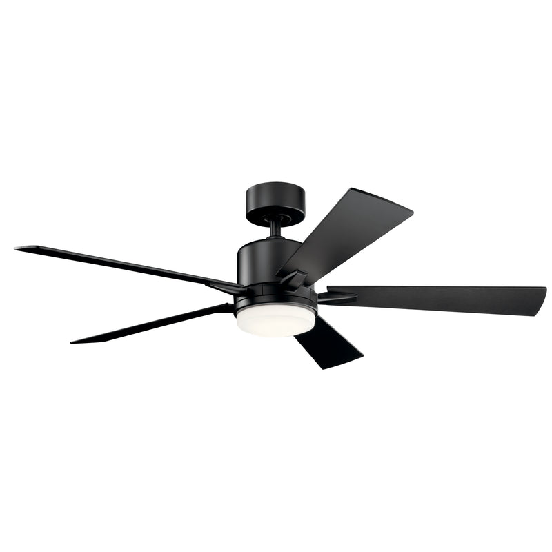 Kichler 330000SBK 52``Ceiling Fan, Satin Black Finish - LightingWellCo