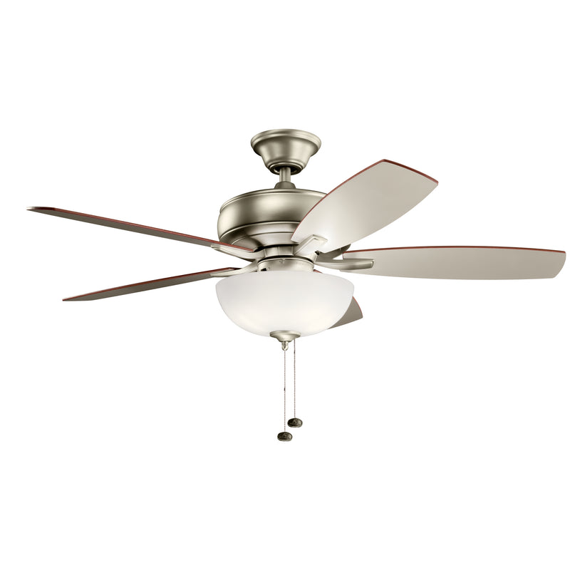 Kichler 330347NI 52``Ceiling Fan, Brushed Nickel Finish - LightingWellCo
