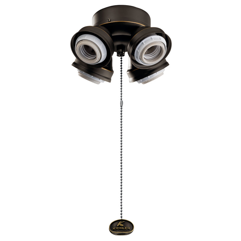 Kichler 350210OZ LED Fan Fitter, Olde Bronze Finish - LightingWellCo