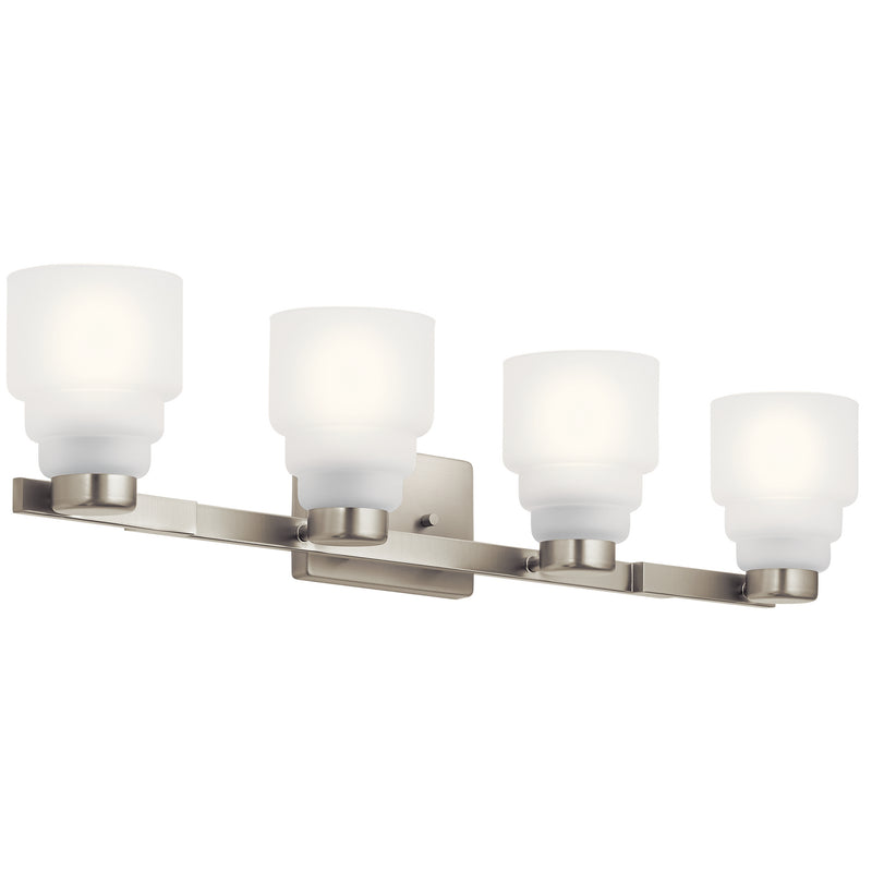 Kichler 55013NI Four Light Bath, Brushed Nickel Finish - LightingWellCo