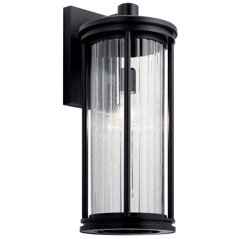 Kichler 59024BK One Light Outdoor Wall Mount, Black Finish - LightingWellCo