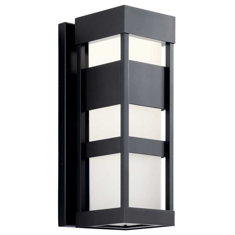 Kichler 59036BKLED LED Outdoor Wall Mount, Black Finish - LightingWellCo