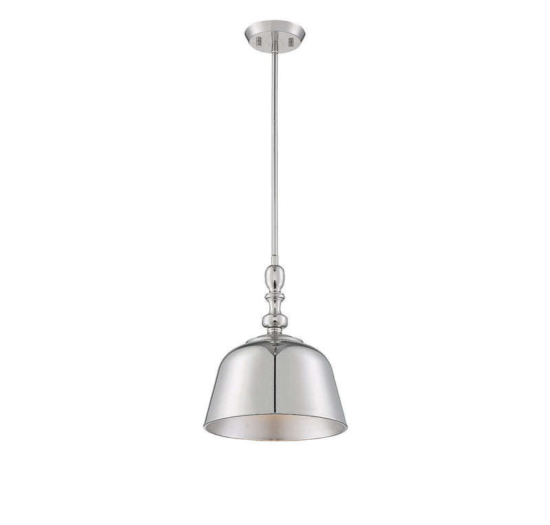 Savoy House Berg 7-3751-1-109 One Light Pendant, Polished Nickel Finish - LightingWellCo