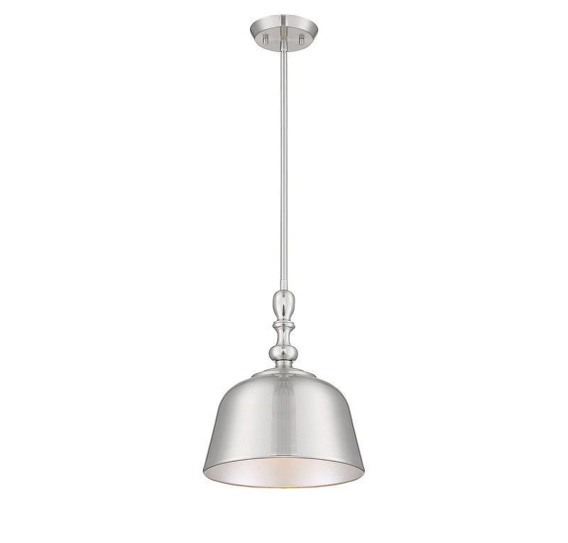 Savoy House Berg 7-3751-1-SN One Light Pendant, Satin Nickel Finish - LightingWellCo