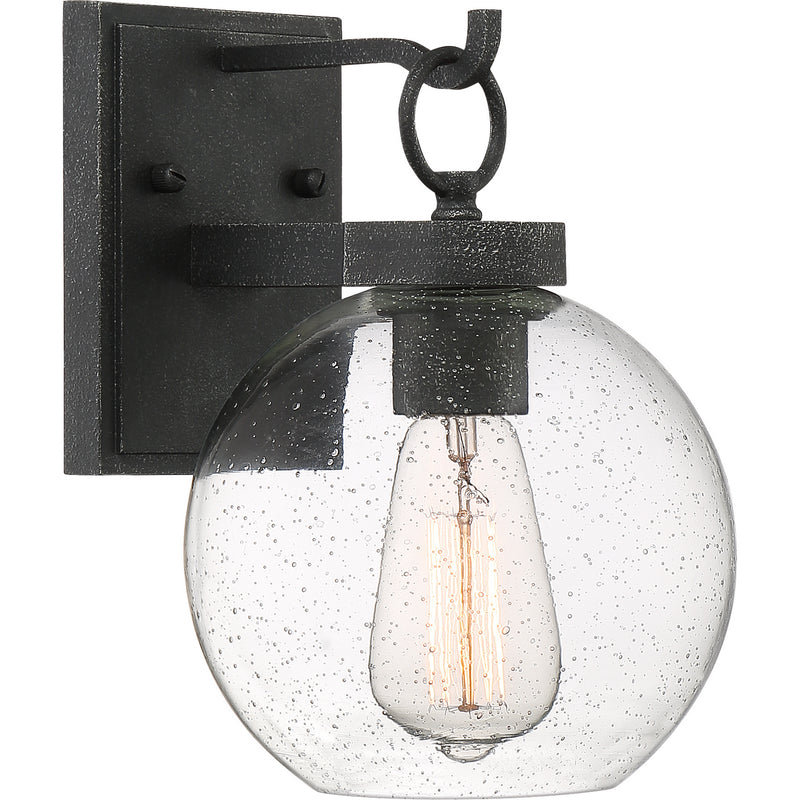 Quoizel BAE8407GK One Light Outdoor Lantern, Grey Ash Finish - LightingWellCo