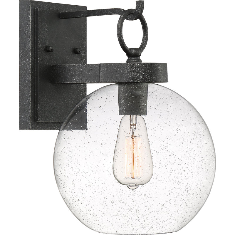 Quoizel BAE8410GK One Light Outdoor Lantern, Grey Ash Finish - LightingWellCo