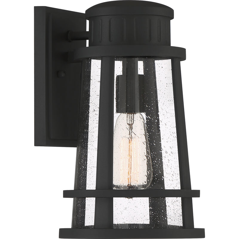 Quoizel DNM8408EK One Light Outdoor Lantern, Earth Black Finish - LightingWellCo