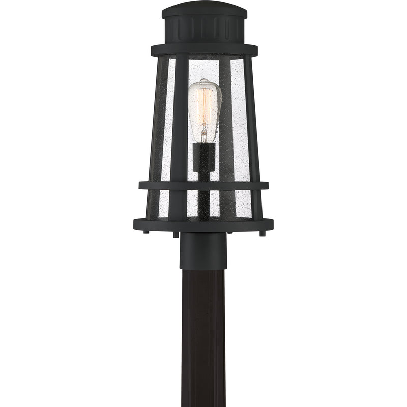 Quoizel DNM9010EK One Light Outdoor Lantern, Earth Black Finish - LightingWellCo