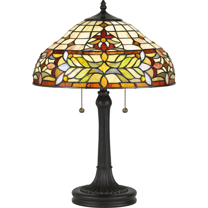 Quoizel TF5215TVB Two Light Table Lamp, Vintage Bronze Finish - LightingWellCo