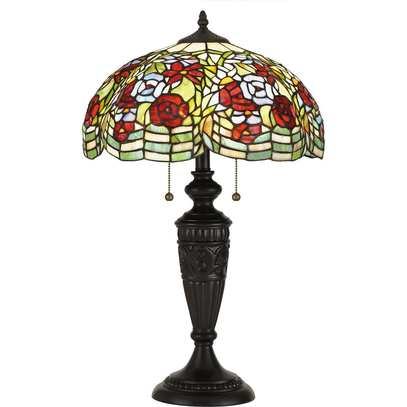 Quoizel TF5219TVB Two Light Table Lamp, Vintage Bronze Finish - LightingWellCo