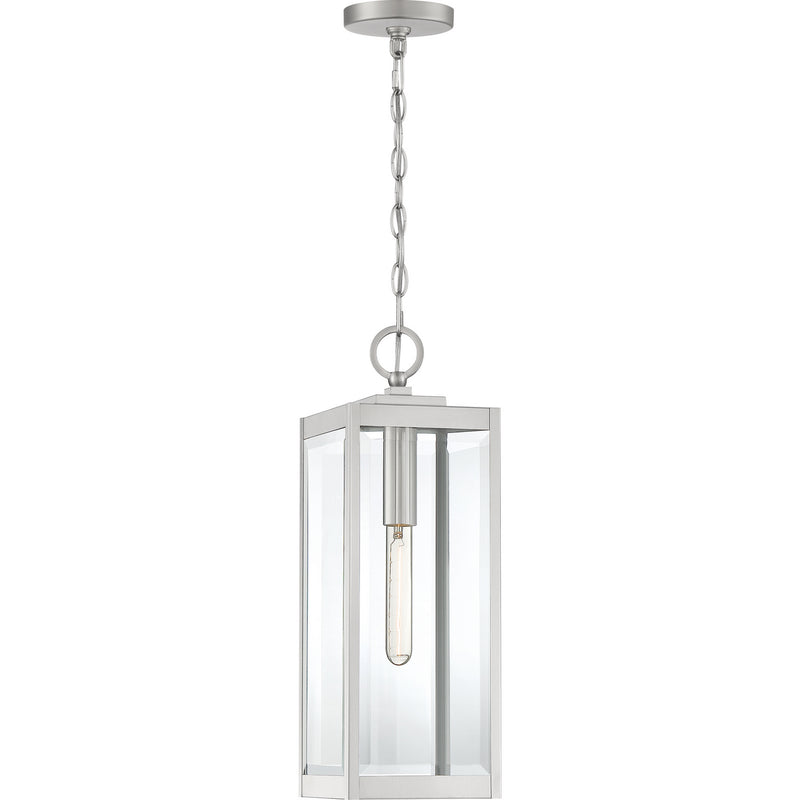 Quoizel WVR1907SS One Light Outdoor Lantern, Stainless Steel Finish - LightingWellCo