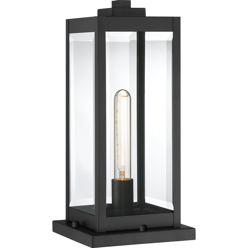 Quoizel WVR9106EK One Light Outdoor Lantern, Earth Black Finish - LightingWellCo