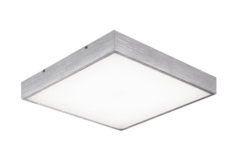 Matteo Lighting M13414AL LED Flush Mount Light, Aluminum Finish - LightingWellCo