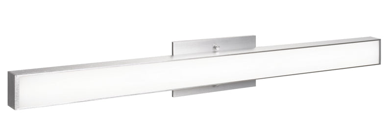 Matteo Lighting S05534AL LED Vanity Light, Aluminum Finish - LightingWellCo