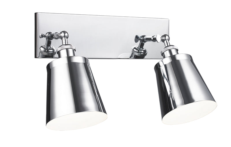 Matteo Lighting S08202CH Two Light Wall Sconce, Chrome Finish - LightingWellCo