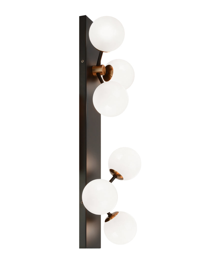 Matteo Lighting W83006AGOP LED Wall Sconce Light, Aged Gold Brass Finish - LightingWellCo