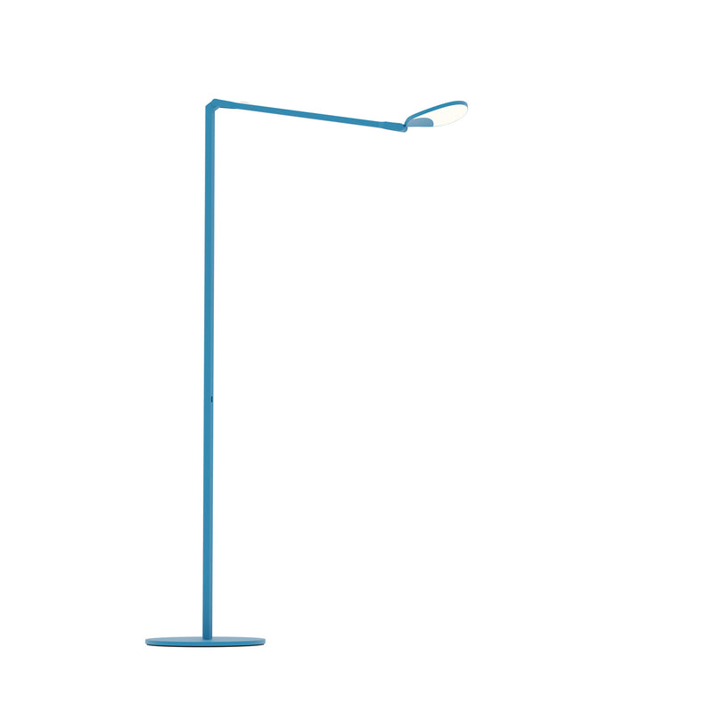 Koncept SPY-W-MPB-USB-FLR LED Floor Lamp, Matte Pacific Blue Finish - LightingWellCo