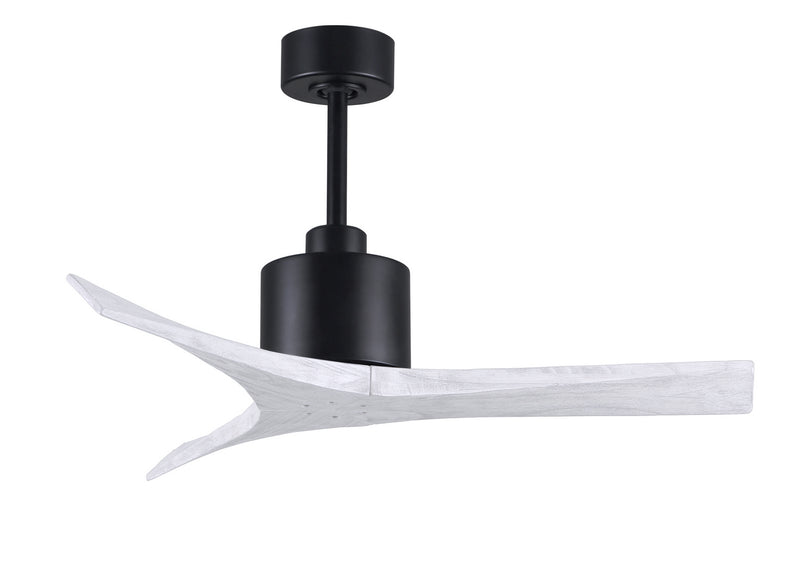 Matthews Fan Company Mollywood MW-BK-MWH-42 42``Ceiling Fan, Matte Black Finish - LightingWellCo