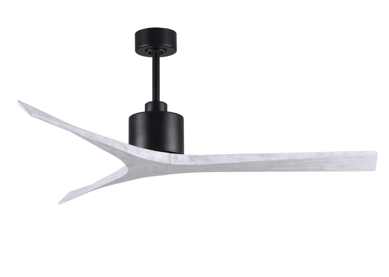 Matthews Fan Company Mollywood MW-BK-MWH-60 60``Ceiling Fan, Matte Black Finish - LightingWellCo