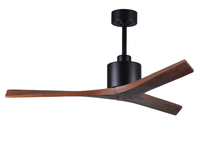 Matthews Fan Company Mollywood MW-BK-WA-52 52``Ceiling Fan, Matte Black Finish - LightingWellCo