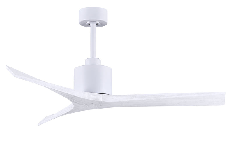 Matthews Fan Company Mollywood MW-MWH-MWH-52 52``Ceiling Fan, Matte White Finish - LightingWellCo