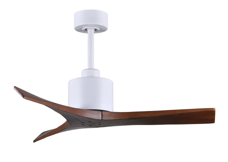 Matthews Fan Company Mollywood MW-MWH-WA-42 42``Ceiling Fan, Matte White Finish - LightingWellCo