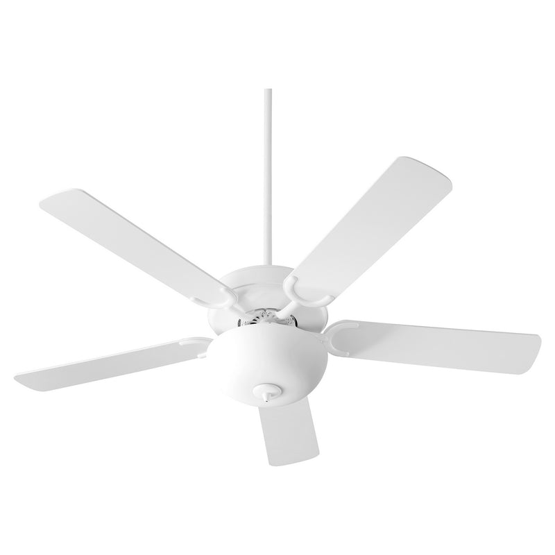 Quorum 6525-208 52``Ceiling Fan, Studio White Finish - LightingWellCo
