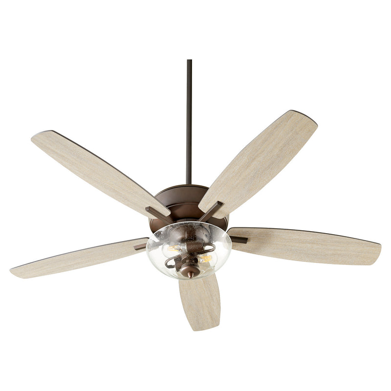 Quorum 7052-286 52``Ceiling Fan, Oiled Bronze Finish - LightingWellCo