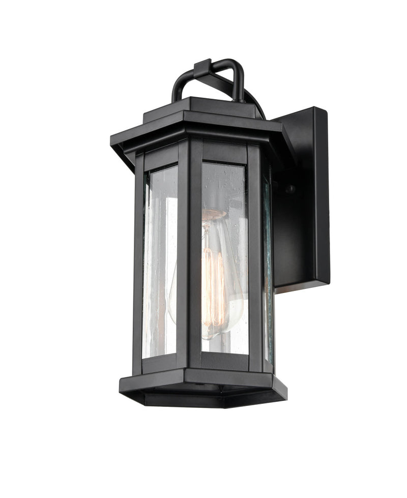 Millennium 2681-PBK One Light Outdoor Wall Bracket, Powder Coat Black Finish - LightingWellCo