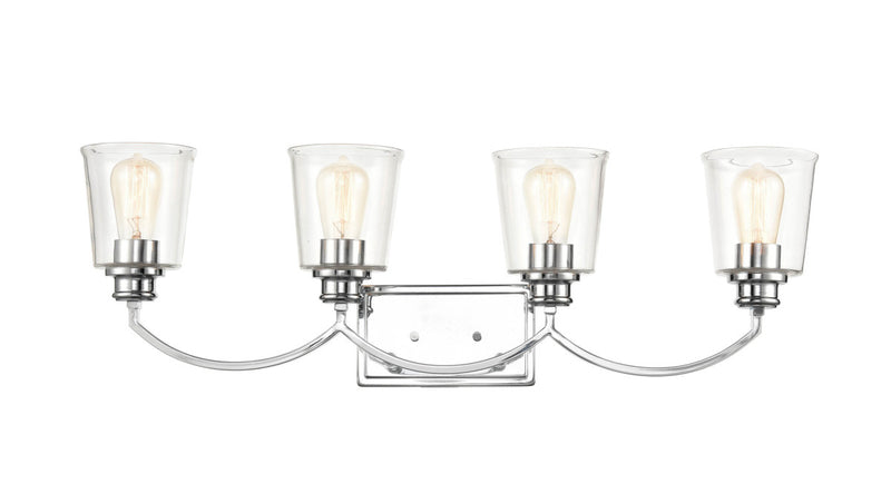 Millennium 3604-CH Four Light Vanity, Chrome Finish - LightingWellCo