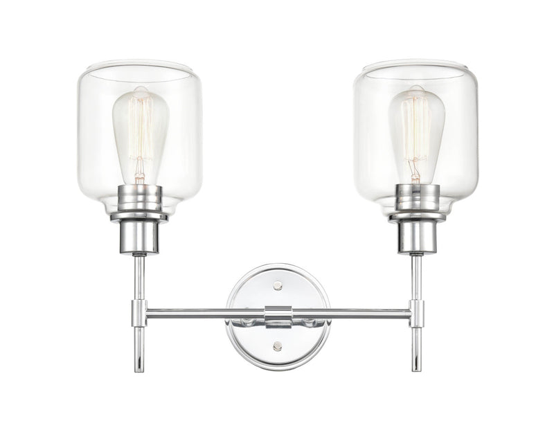 Millennium 6942-CH Two Light Vanity, Chrome Finish - LightingWellCo