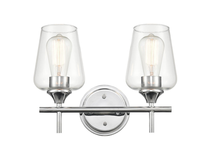 Millennium 9702-CH Two Light Vanity, Chrome Finish - LightingWellCo
