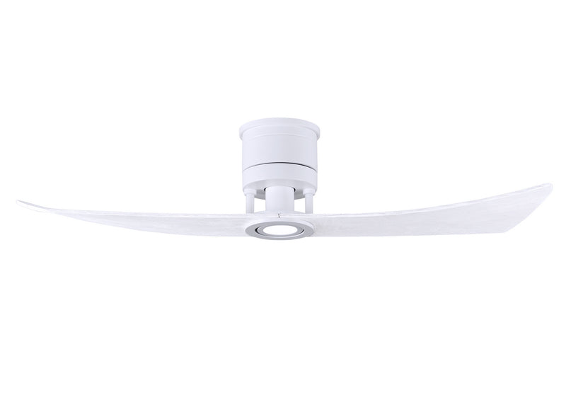 Matthews Fan Company Lindsay LW-MWH-MWH 52``Ceiling Fan, Matte White Finish - LightingWellCo