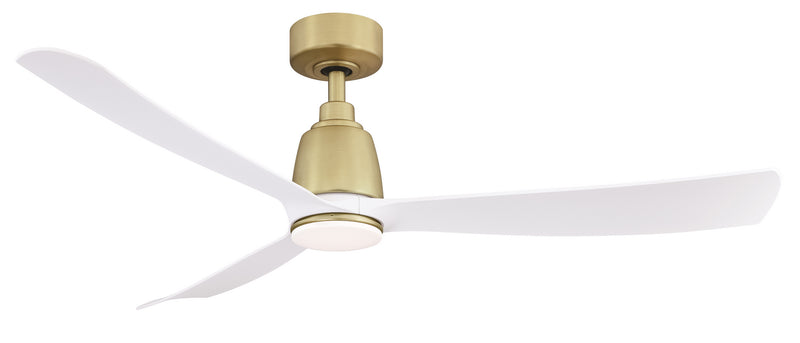 Fanimation FPD8534BS 52``Ceiling Fan, Brushed satin Brass Finish - LightingWellCo