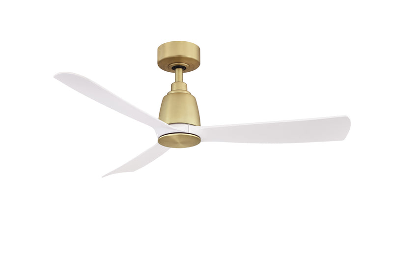 Fanimation FPD8547BS 44``Ceiling Fan, Brushed satin Brass Finish - LightingWellCo