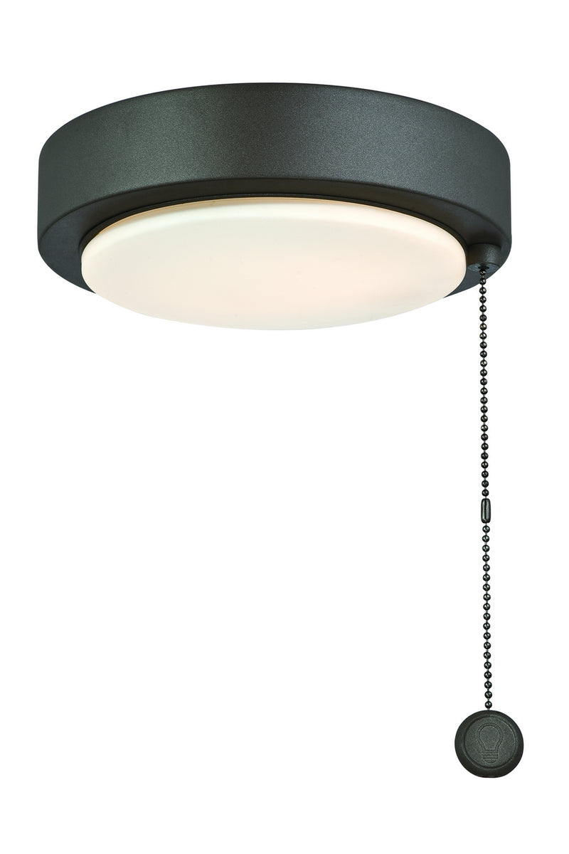 Fanimation LK179GRW One Light Fan Light Kit, Matte Greige Finish - LightingWellCo