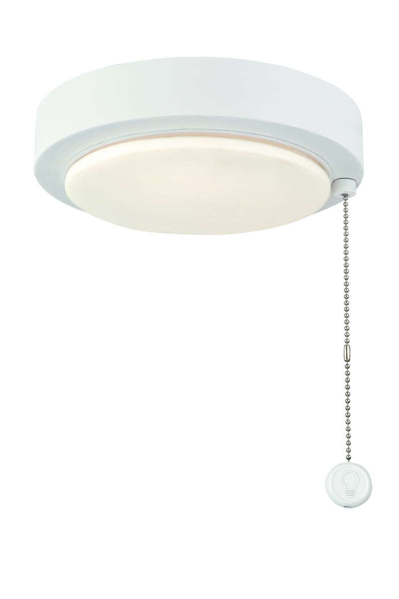 Fanimation LK179MWW One Light Fan Light Kit, Matte White Finish - LightingWellCo