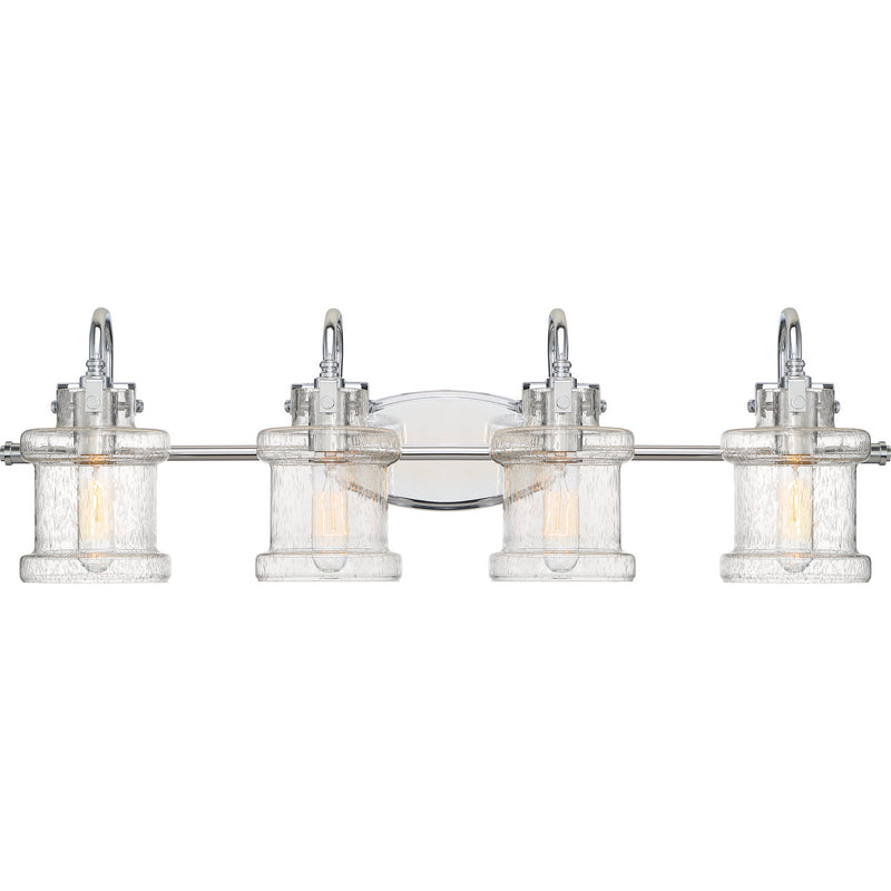 Quoizel DNY8604C Four Light Bath, Polished Chrome Finish - LightingWellCo